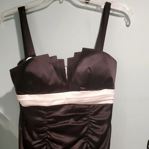 Juniors Black and White Cocktail Dress